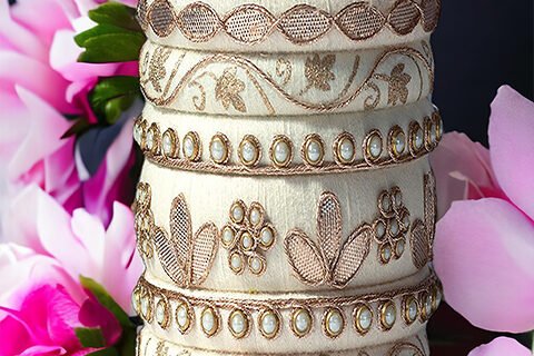 Taashan crafts Handmade bangles Design Cotton Thread bangle