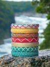 Taashan crafts Handmade bangles Design Cotton Thread bangle