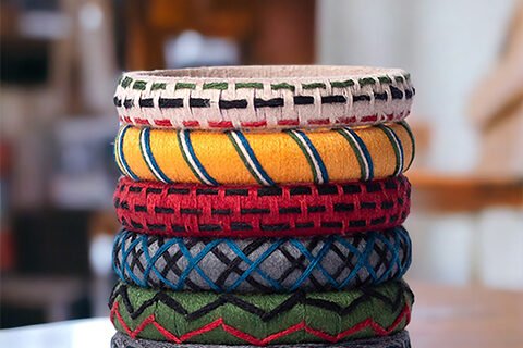 Taashan crafts Handmade bangles Design Cotton Thread bangle