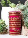 Taashan crafts Handmade bangles Design Cotton Thread bangle