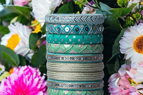 Taashan crafts Handmade bangles Design Cotton Thread bangle